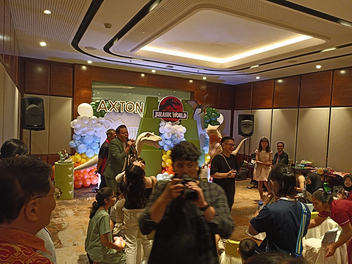 Galeri Dekorasi Ulang Tahun Anak Tema Jurassic World (Custom 3D & Maskot) 3