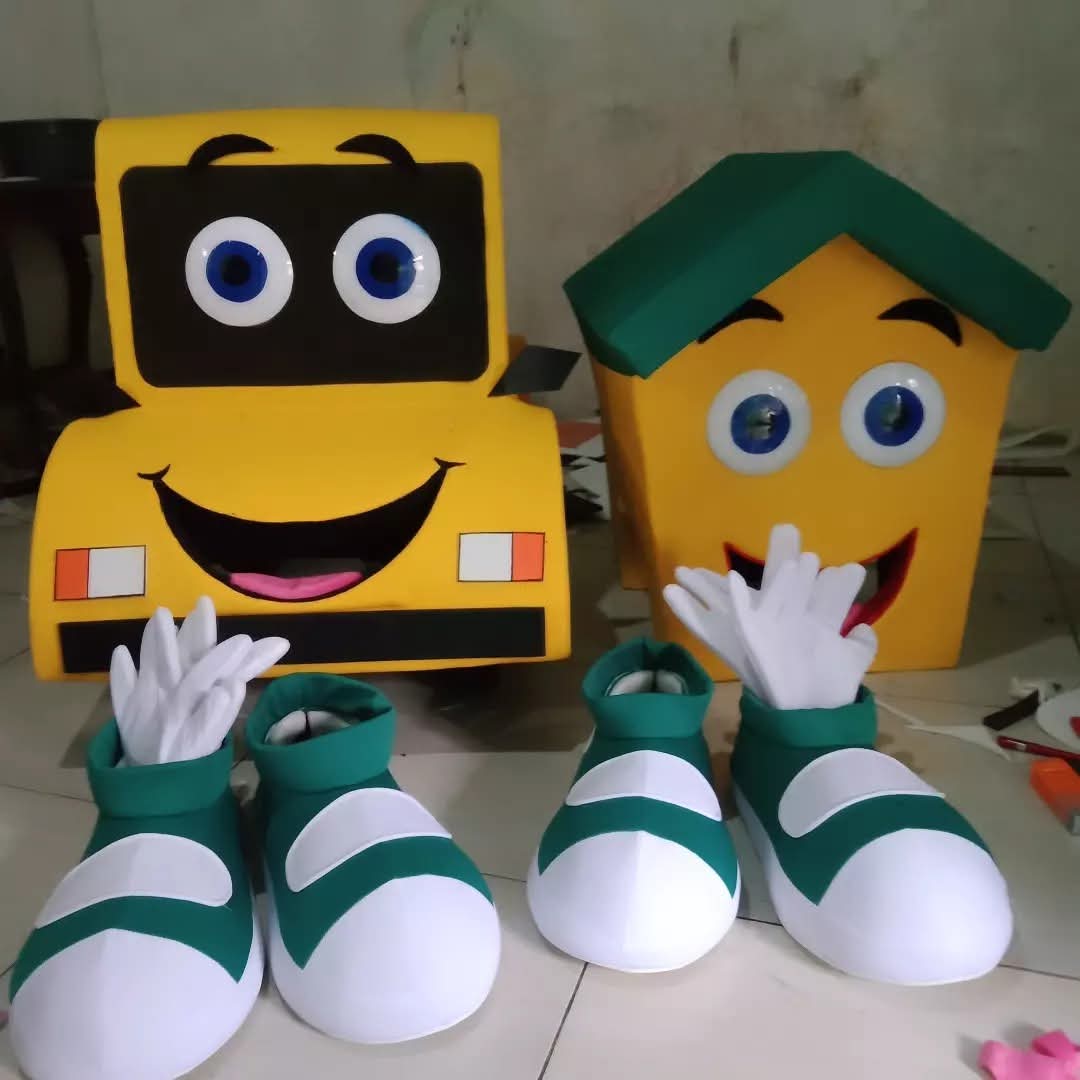Galeri Produksi Maskot Perusahaan (Corporate Mascot) - Karakter Rumah & Kendaraan 1